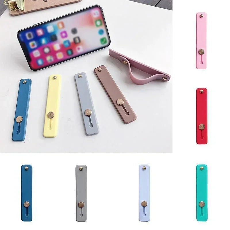 Universal Silicone Phone Finger Ring Holder Adjustable Phone Grip & Stand