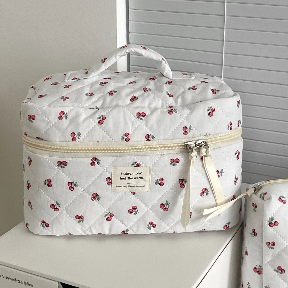 Cherry Blossom Cosmetic Travel Bag