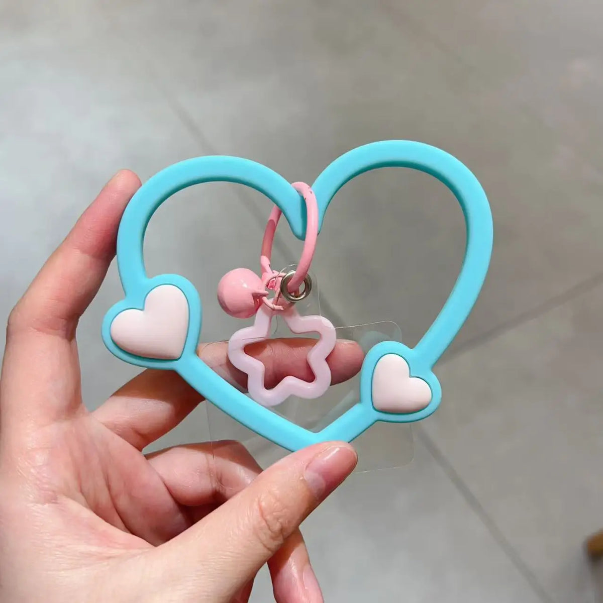 Cute Heart Phone Charm Lanyard Connector - Colorful Heart Phone Case Accessorie