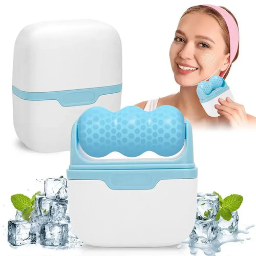 CryoGlow 2-in-1 Facial Ice Roller