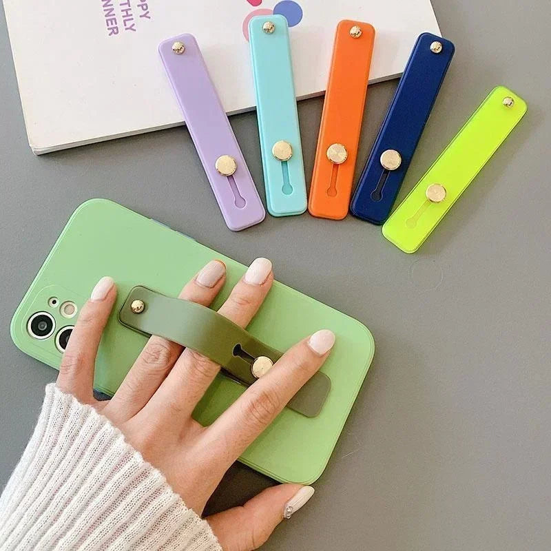 Universal Silicone Phone Finger Ring Holder Adjustable Phone Grip & Stand