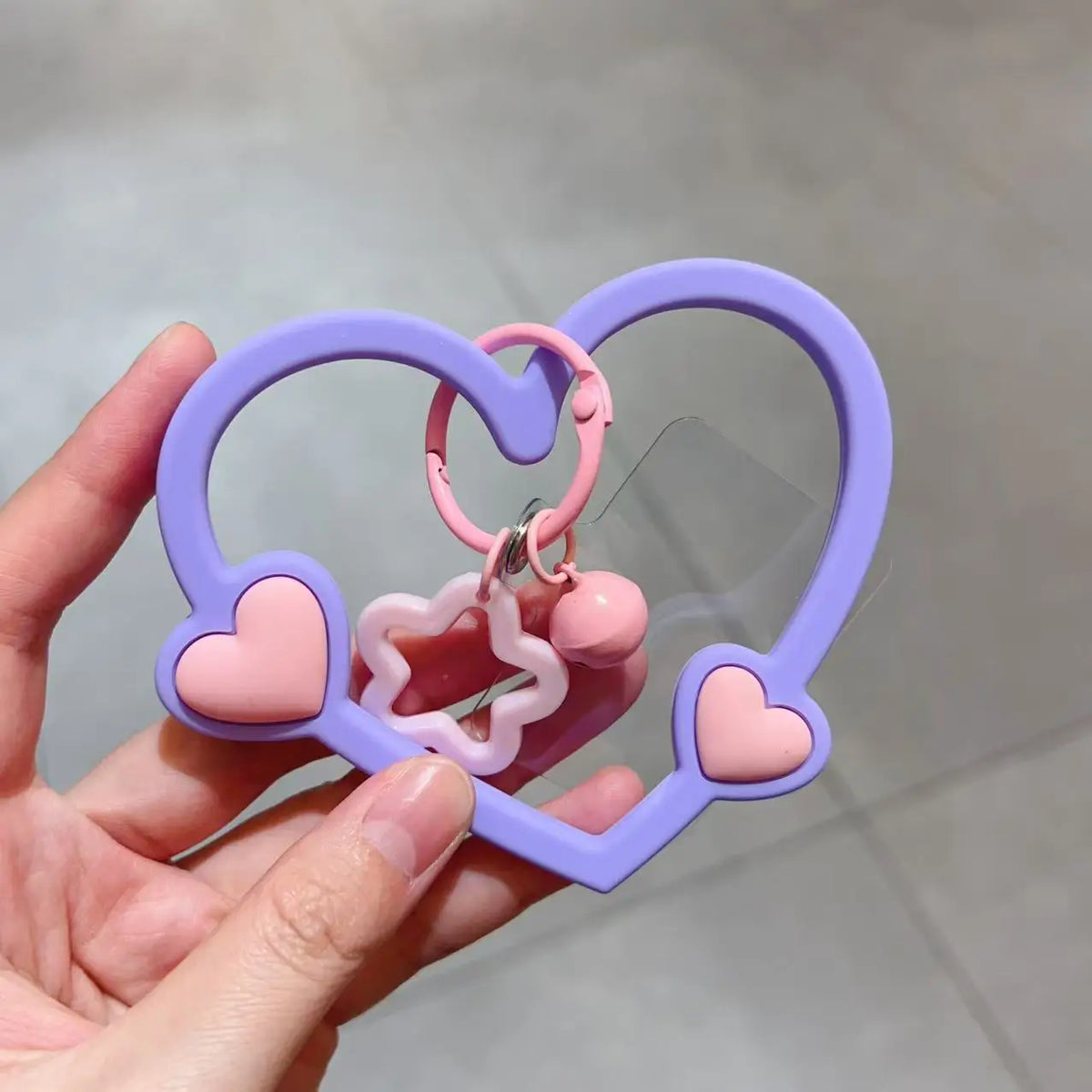 Cute Heart Phone Charm Lanyard Connector - Colorful Heart Phone Case Accessorie